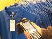 Étiquette RFID 860-960Mhz UHF passive pour le suivi des stocks avec pour UCODE 9 sortie de papier thermique pour la gestion de la vente au détail de vêtements