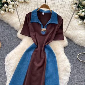 Abito Lungo da Donna Manto 2026 Stile Vintage Hong Kong, Vestito a Linea A che Valorizza la Silhouette, Abbigliamento Casual e Alla Moda per Donne - Product Image 4