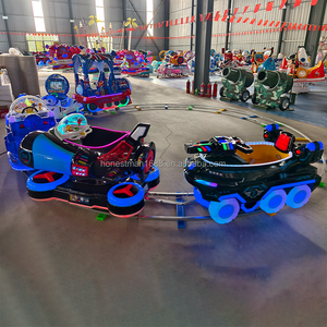 Xe lửa điện có đường ray, trò chơi giải trí trong nhà và ngoài trời 5 chỗ ngồi dành cho trẻ em - Product Image 3