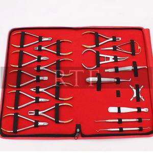 ชุดเครื่องมือจัดฟันแบบพื้นฐาน18ชิ้นชุดเครื่องมือประกอบฟันแบบแมนนวลทำจากเหล็ก - Product Image 5