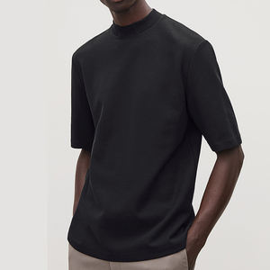 T-shirt unisexe de luxe, ample, uni, de créateur, 100% coton, surdimensionné, fabrication de vêtements de rue, poids lourd, t-shirts pour hommes - Product Image 5