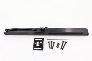 อุปกรณ์ประตูยุ้งข้าวพลาสติกสีดำยาว32มม. เหล็กสังกะสีอัลลอยทนทานระบบปิดด้วยตนเองอุปกรณ์เสริมห้องครัวห้องนั่งเล่น - Product Image 3