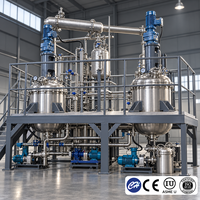 Réacteur Industriel en Acier Inoxydable à Double Enveloppe avec Agitateur et Système de Chauffage/Refroidissement pour le Traitement Chimique