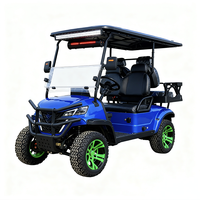 Scooter électrique à 4 roues de loisir pour passagers 60V 5000W avec toit Voiturette de golf électrique Quadricycle