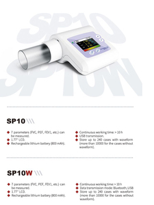 JYTOP <span class=keywords><strong>SP10</strong></span> SPIRO METER Hand-Spitzen durchfluss messer - Product Image 2