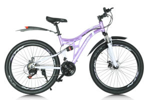 Vélo de montagne à suspension complète 21 vitesses bon marché OEM de Chine 26/27. <span class=keywords><strong>VTT</strong></span> de 5/<span class=keywords><strong>29</strong></span> <span class=keywords><strong>pouces</strong></span> avec de gros pneus pour vélo hybride adultes - Product Image 4
