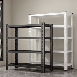 헤비 듀티 스토리지 산업 창고 선반 볼트리스 금속 랙 선반 보관 선반 차고 용 금속 선반 - Product Image 4