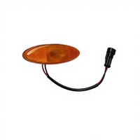 Feux de position latéraux universels HNWANBON 24V orange pour bus, en plastique, neufs, système d'éclairage de remplacement pour bus, vente chaude