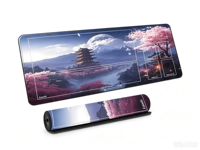 Tapis de jeu TCG Anime personnalisé, grand format, en caoutchouc naturel, tapis de souris de jeu antidérapant, tapis de bureau en stock, pour jeux de cartes à collectionner carrés