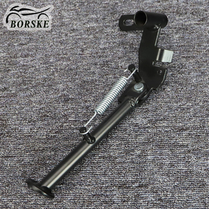 ขาตั้งมอเตอร์ไซค์ปรับระดับได้ BORSKE ทำจากเหล็กกล้าคาร์บอน สำหรับสกู๊ตเตอร์ รุ่น <span class=keywords><strong>Citta</strong></span> สีโครเมียม/สีดำ - Product Image 1