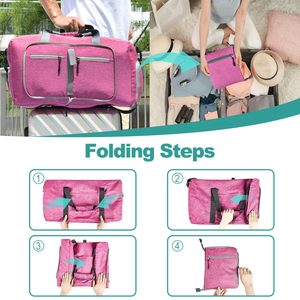 40L Foldable Duffle <b>Bag</b> Travel & Weekender <b>Bag</b> <b>Overnight</b> <b>Bag</b> Gym <b>Bag</b> - Product Image 5