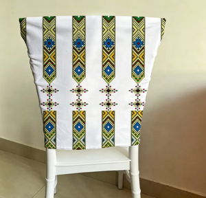 Housse de chaise personnalisée avec logo, design éthiopien, 3D, avec élastique, motif <span class=keywords><strong>Saba</strong></span> - Product Image 4