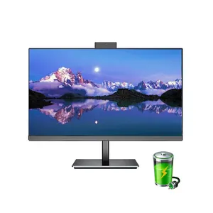 Pantalla táctil pc todo en uno de 27 pulgadas i7 escritorio de la computadora todo en uno PC Monitor 27 pulgadas LED juego con UPS