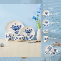 Services de table en céramique sur mesure pour la maison et l'hôtel, nouvelle collection de vaisselle en porcelaine pour la salle à manger