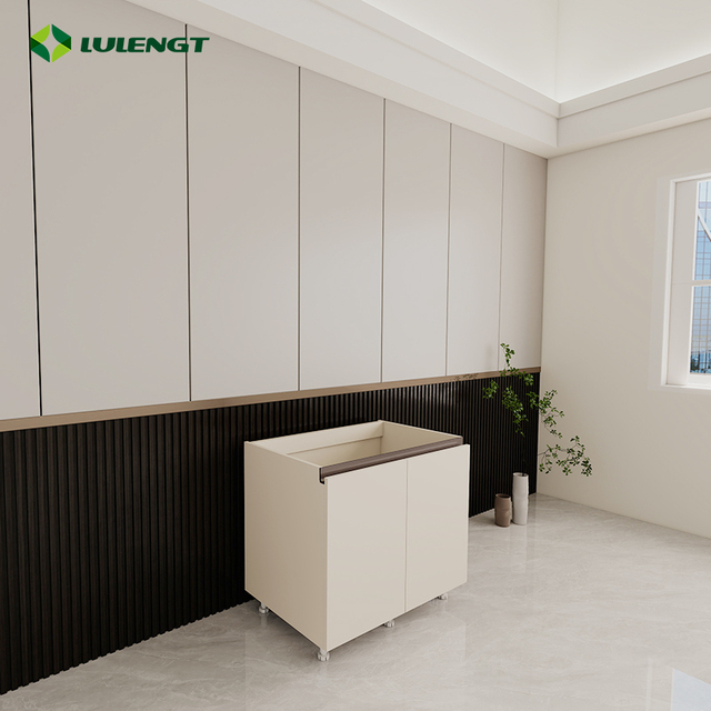 Storage Lower Cabinet Easy Assembly Space Saving All Aluminum Waterproof Design Double Door Modular Kitchen Base Cabinet