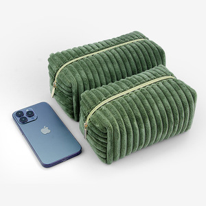 Bolsa Organizadora <span class=keywords><strong>de</strong></span> <span class=keywords><strong>Maquillaje</strong></span> Plegable Impermeable Acolchada <span class=keywords><strong>de</strong></span> Color Sólido <span class=keywords><strong>de</strong></span> la Serie Premium JOYSUN, Estuches Cosméticos con Cierre <span class=keywords><strong>de</strong></span> Cordón - Product Image 1