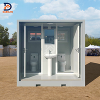 Fabricant Vente en gros Toilette mobile Cabine de toilette portable personnalisée Conteneur Toilette publique Salle de bain