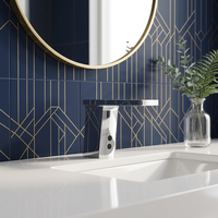 Robinet mitigeur automatique de lavabo de salle de bain sans contact avec détecteur de mouvement Robinet intelligent avec détecteur de mouvement