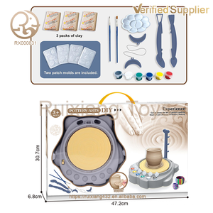 STEM Cognition DIY Malerei Kinder Spielzeug herstellungs maschine 3D pädagogische Ton keramik maschine für 2-4 5-7 Jahre altes Kunststoff material - Product Image 6