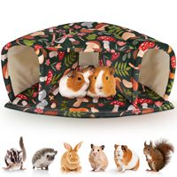 Sacs d'alimentation en foin de lapin Champignon Cochons d'Inde Distributeurs de stockage suspendus Petits animaux domestiques pour Chipmunks Hamsters et lapins