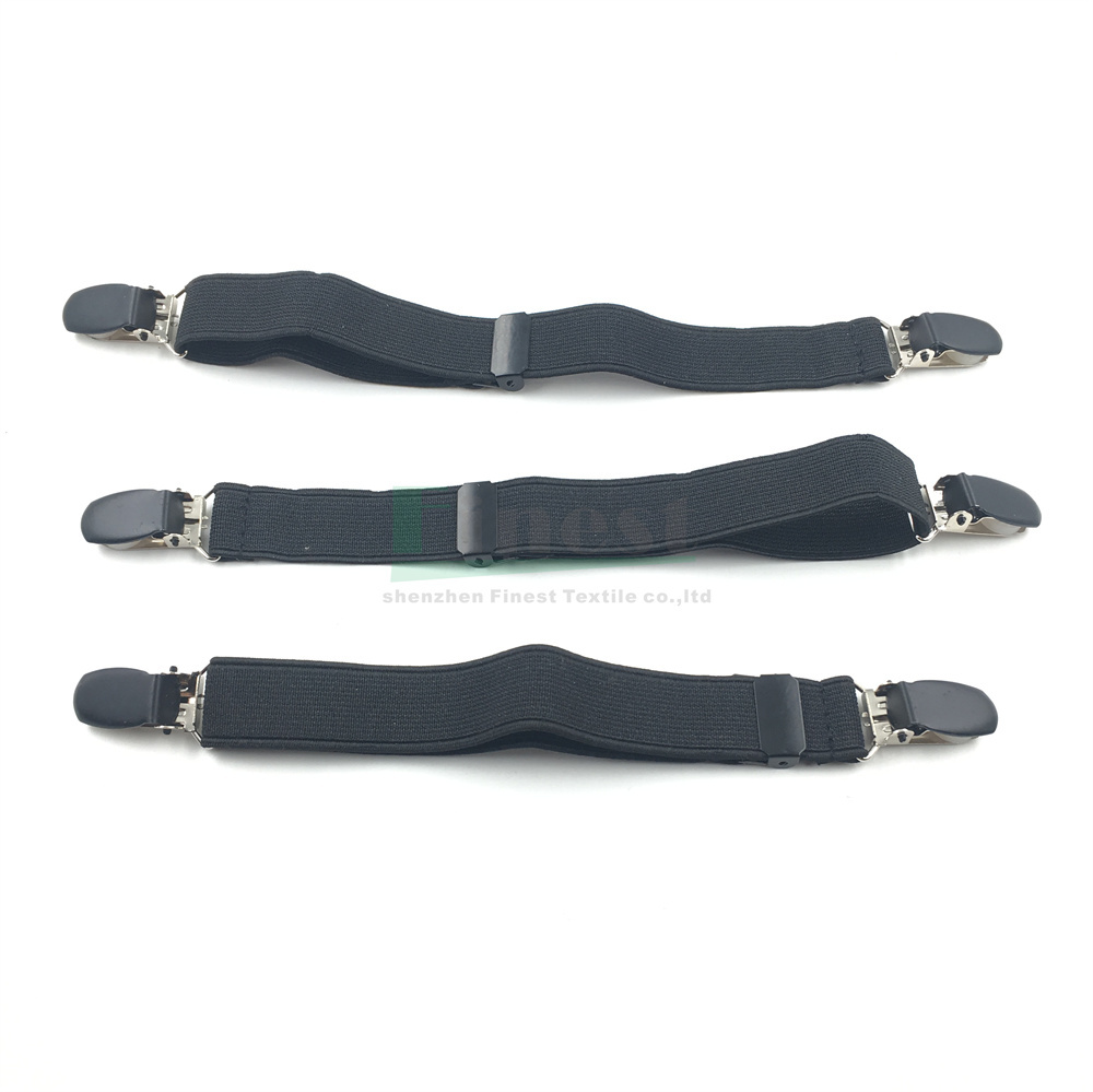 Factory Elastic Bed Sheet Grippers Straps Suspender Fasteners Holder