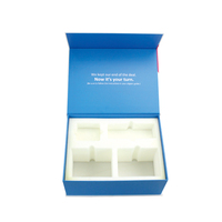 Boîte cadeau personnalisée avec couvercle magnétique, emballage en papier, fermeture magnétique, Caja De Con Iman, boîte en carton rigide pour cosmétiques
