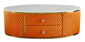 Design français canapés en cuir de luxe 6 places ensemble de meubles de salon 1 2 3 - Product Image 6