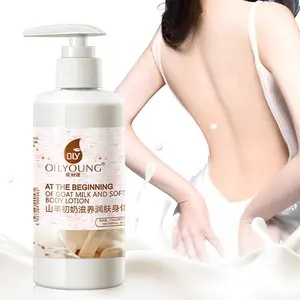 250ml Moisturizing Goat Milk Body Cream Korea Body Effective Skin Body Whitening Lotion for black skin