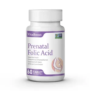 Oem Odm Private Label integratore di acido folico compressa di acido folico prenatale di alta qualità