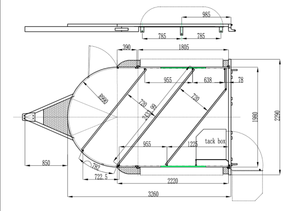 2025 desain baru <span class=keywords><strong>2</strong></span> kuda galvanis awet sudut apung Memuat mudah menarik kereta kuda Cina - Product Image 4