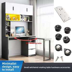 Bisagras de escritorio en forma de L giratorias de 90 grados de alta resistencia, de acero laminado en frío, con apertura lateral, que ahorran espacio, fáciles de instalar - Product Image 5