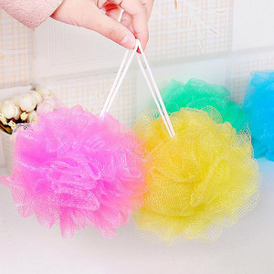 Esponja de baño colorida, estropajo de baño multicolor, toalla de baño, estropajo para la espalda, flor de baño, productos de baño espumosos para limpieza 10g - Product Image 3