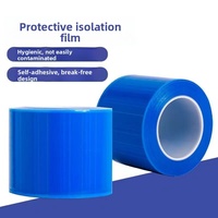 Film PE bleu dentaire, consommables buccaux, épaissi, pour l'élimination des taches, protection pour salons de beauté, tatouages, cosmétiques, film à points de rupture, hôtels