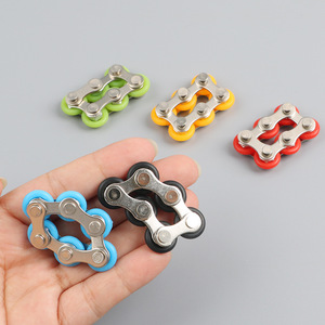 Cadena de <span class=keywords><strong>Bicicleta</strong></span> para Aliviar el Estrés, Cadena de Hierro de Seis Eslabones con Múltiples Transformaciones, Juguete para Aliviar el Estrés - Product Image 5