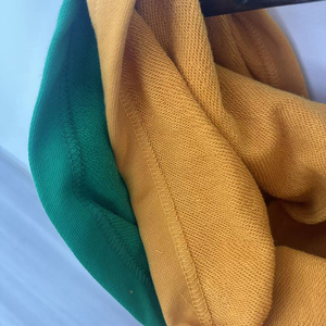 <span class=keywords><strong>Felpa</strong></span> <span class=keywords><strong>con</strong></span> Cappuccio a Doppia <span class=keywords><strong>Cerniera</strong></span> Color Block Rosso Verde Giallo Stile Stratificato <span class=keywords><strong>con</strong></span> Stampa Serigrafica Streetwear - Product Image 4