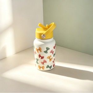 Stainless Steel Insulated Water <b>Bottle</b> 316 Vacuum Flask Heart Bow Design Portable Student Travel Gift Cup - Product Image 3