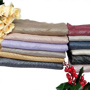 ผ้าคลุมไหล่พัชมีนาเนื้อผ้าลินิน/โพลีเอสเตอร์ผสมฝ้ายลายตารางเฮอร์ริงโบนแบบพรีเมียม เนื้อนุ่ม น้ำหนักเบา เหมาะสำหรับทุกฤดูกาล ดูหรูหรา - Product Image 1