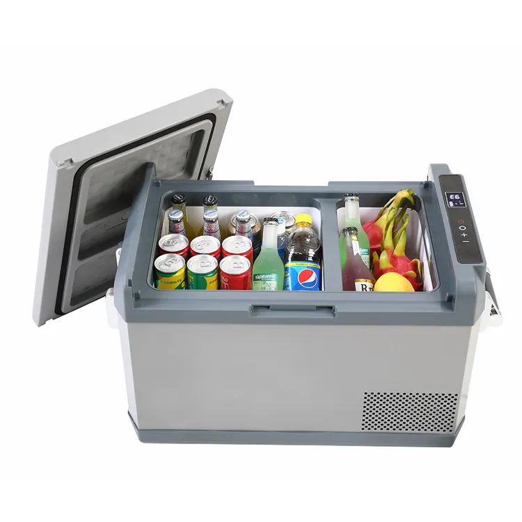 DC 12V 차 냉장고 휴대용 냉장고 냉장고 30 쿼트, 차를 위한 휴대용 소형 냉장고 여행 냉장고