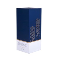 Boîte à bougies rigide en papier d'art de luxe avec logo personnalisé, gaufrage et pelliculage mat pour bougies piliers et votives, ensemble d'emballage cadeau