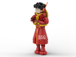 Giocattoli Creativi Personalizzati in Mattoncini, Figurina di Luffy Cosplay, Giocattolo Educativo per Performance Animazione Futuristica - Product Image 5