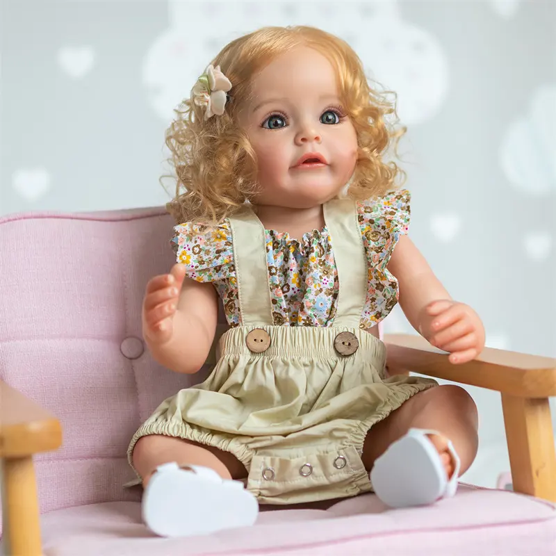 Wholesale Cute Baby Doll Girl Live Doll Realistic Silicone Reborn Baby Toys Reborn Dolls