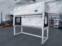 Banc propre de capot horizontal d'écoulement laminaire de travail positif de rendement élevé pour l'équipement de nettoyage d'air pur de meubles de laboratoire