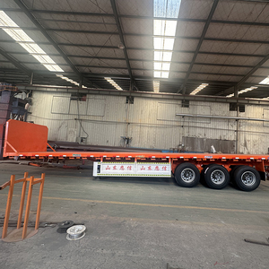 <span class=keywords><strong>Promotion</strong></span> à prix réduit Semi-<span class=keywords><strong>remorque</strong></span> à plateau plat à 3 <span class=keywords><strong>essieux</strong></span> de haute qualité neuve pour le transport de conteneurs de marchandises en vrac <span class=keywords><strong>Remorque</strong></span> robuste - Product Image 4