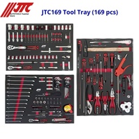 Carro de Herramientas Móvil JTC de Alta Resistencia con Seis Cajones y Kit de Reparación Rápida de 169 Piezas para Uso en Taller