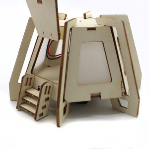 Kit de Ciencia DSQ Mars Base Series, Refugio de Emergencia, Modelo de Juguete Educativo de Madera para Niños de 7 a 9 Años, Ensamblaje Manual - Product Image 1