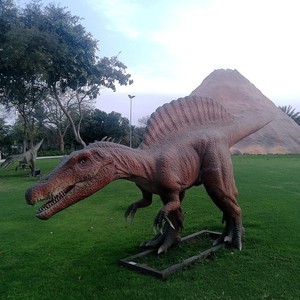 Grande sculpture de dinosaure de taille réelle réaliste faite à la main pour la <span class=keywords><strong>d</strong></span>écoration de parc de dinosaures - Product Image 5
