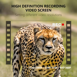 30MP không thấm nước ngoài trời Trail Camera 1080p video độ phân giải thẻ SD cho săn bắn động vật và chụp Hoang Dã ống kính kép xem tốt - Product Image 4