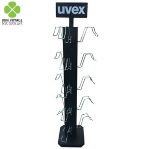 Giá Đỡ Sàn 3 Mặt Khuyến Mãi <span class=keywords><strong>POS</strong></span> Bán Lẻ Giá Đỡ Dây Kim Loại Giá Đỡ Trưng Bày Mũ Bảo Hiểm Xe Máy - Product Image 5