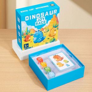 Jeu de cartes de combat de dinosaures pour 2 joueurs, avec dés, pour la recherche de numéros et l'association des couleurs, pour les tout-petits de 5 à 7 ans - Product Image 6