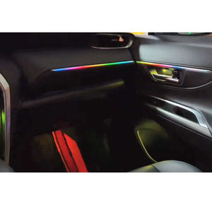 Iluminación Ambiental Interior LED para Automóvil, Accesorios de Decoración para Toyota Harrier/Venza 2022-2024 - Product Image 6